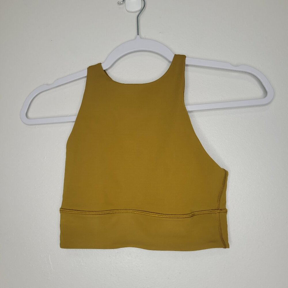 Lululemon Energy Bra High Neck Long Line Strappy size 4